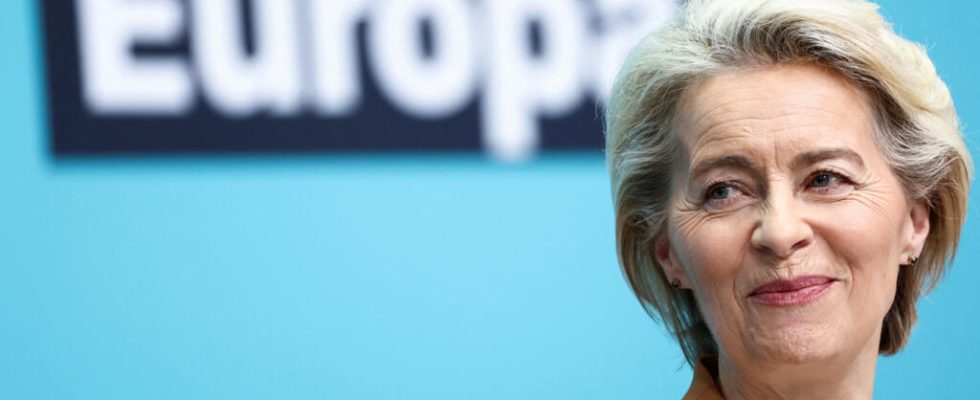 Ursula von der Leyen is seeking a new term as