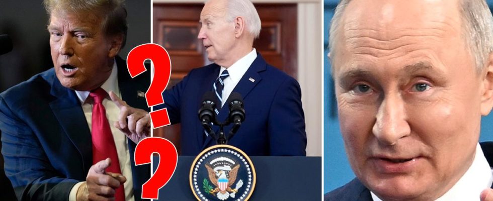 Vladimir Putin on the US election Chooses Biden before Trump