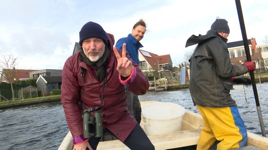 Zoey is looking for the rare burbot in Vinkeveen which