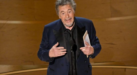 Al Pacino lunar when presenting the Oscar for Best Picture