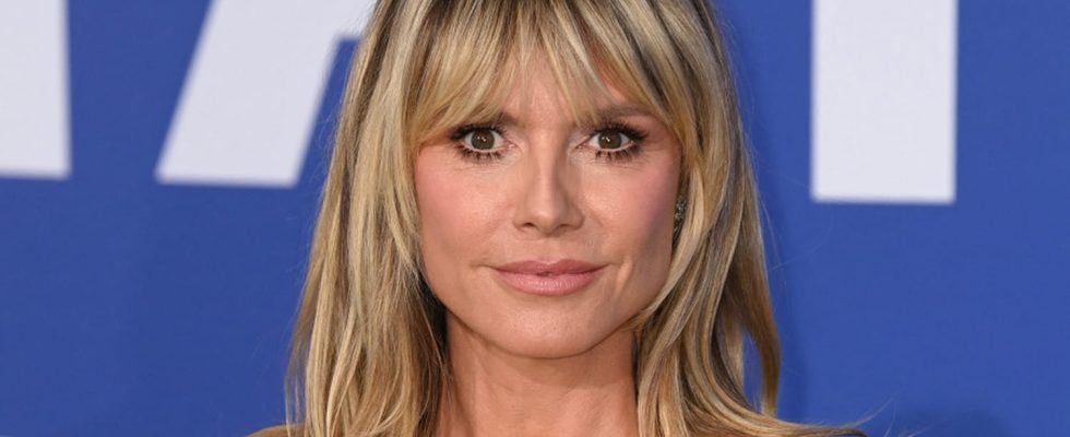 At 50 Heidi Klum abandons her iconic bangs and reveals