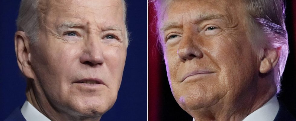 Biden misses the mark Trump by KO