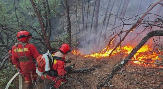 Huge forest fire in China 3 thousand 400 people were