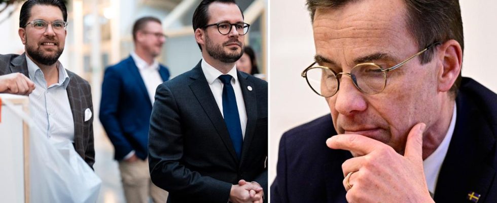 Internal M criticism against Ulf Kristersson