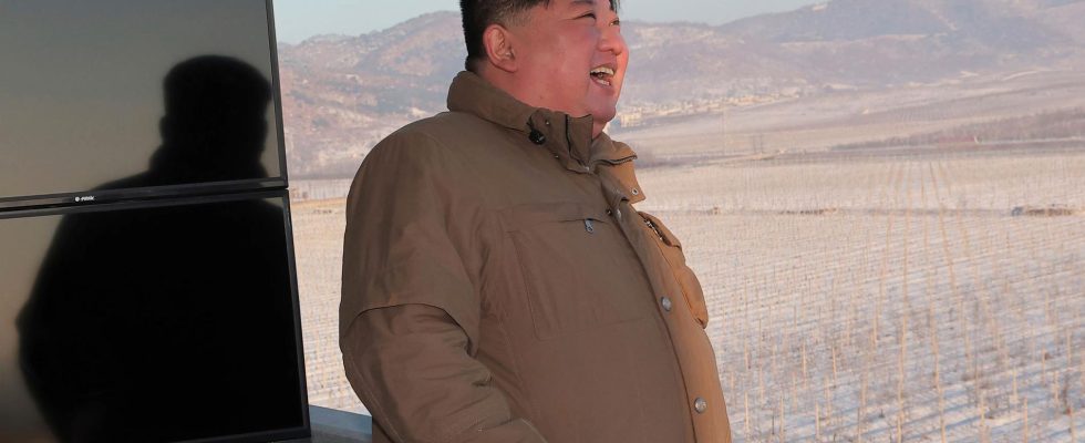 North Korea test fired ballistic robots