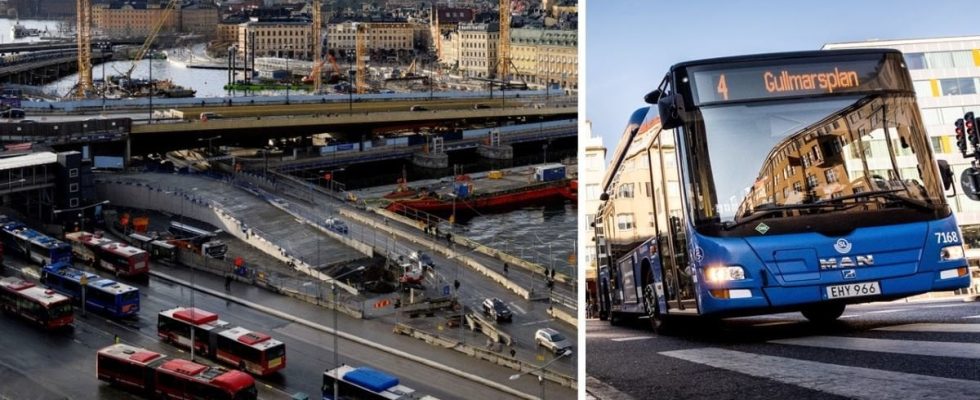 The new terminal in Slussen is too small There is