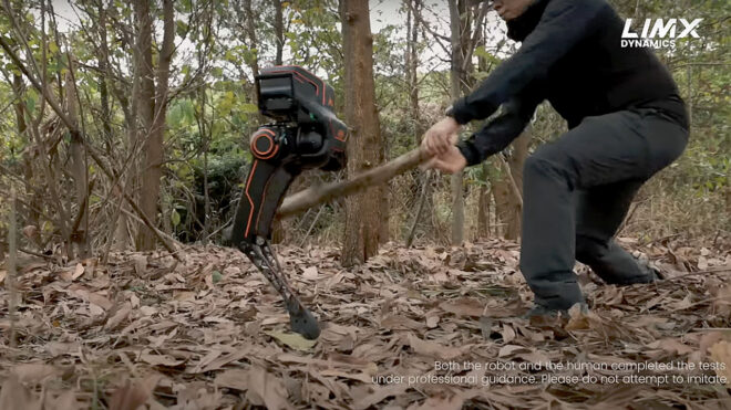 The newest robot to undergo violence for testing was Biped