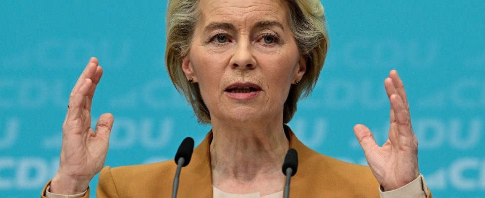 Ursula von der Leyen wants to go to arm wrestling