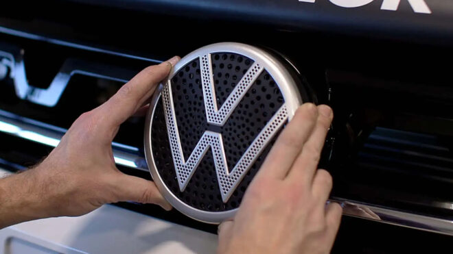 Volkswagen has created a special emblem that scares kangaroos off