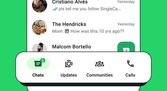 WhatsApp updated the interface of its Android application