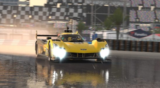 iRacing took the challenge to a different level with rain