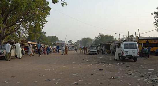 riot scenes in Bongor after the death of a man