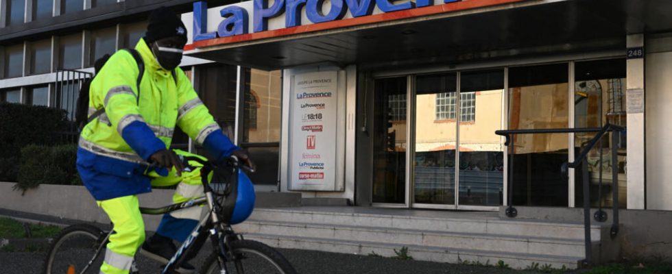 strike at the newspaper La Provence after the dismissal of