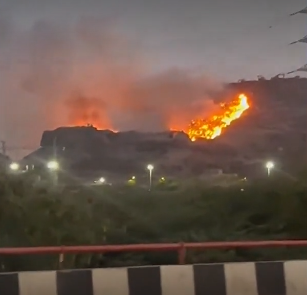 Extract from a video shot at the beginning of the week showing the extent of the damage.  It allows comparison with the 2022 photo