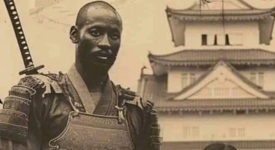 A photo of Yasuke Japans first black samurai causes a