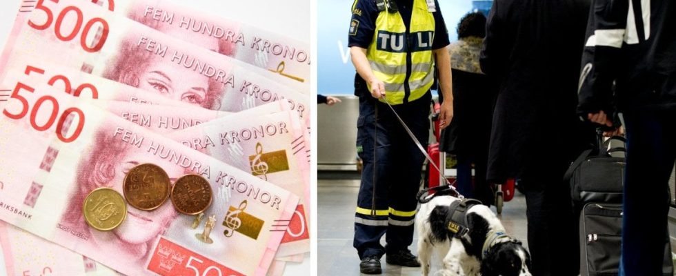 Enormous seizure at Arlanda value over SEK 270000