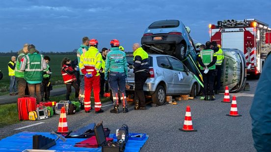 In pictures Flying cars and limbs during a major emergency