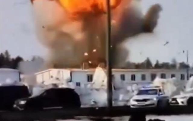 Kamikaze attack Images from Tatarstan caused a stir Successive explosions