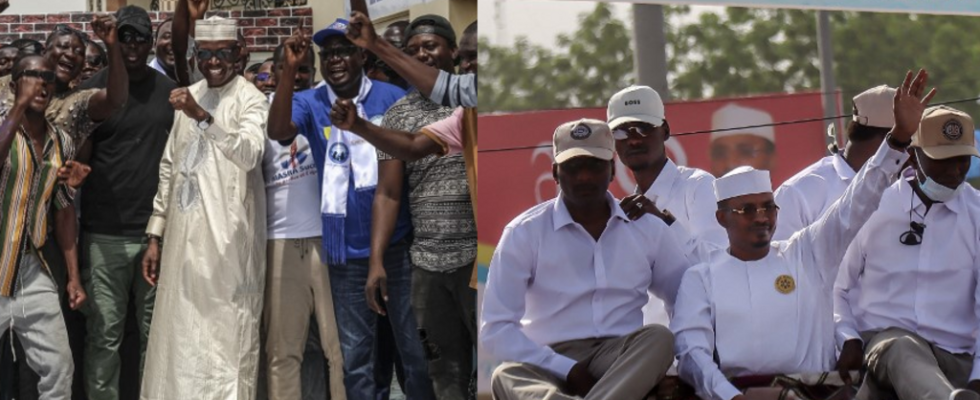 Mahamat Idriss Deby and Succes Masra launch their campaign