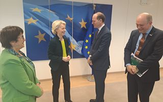 Meeting with von der Leyen Giansanti Copa to ask for more