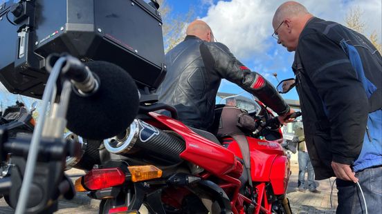 Motor club Nieuwegein kicks off motorcycle season with noise test