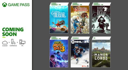 New games to be added to Xbox Game Pass service