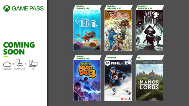 New games to be added to Xbox Game Pass service