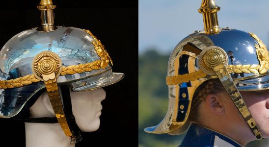 New parade helmets – slightly bigger much safer