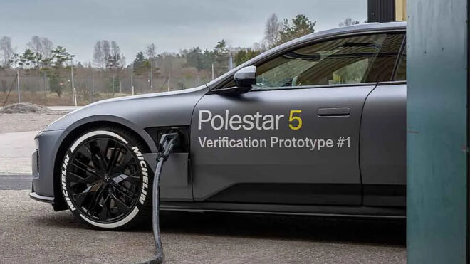 Polestar 5 will be tested with a battery with a