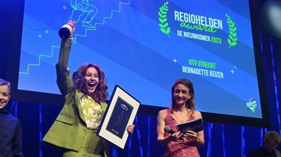 RTV Utrecht reporter Bernadette Keizer wins prize for best newcomer