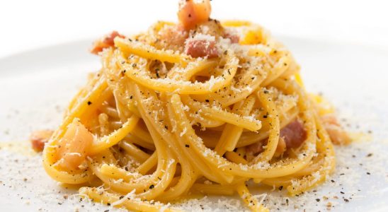 The Italians know it well pasta carbonara is much better