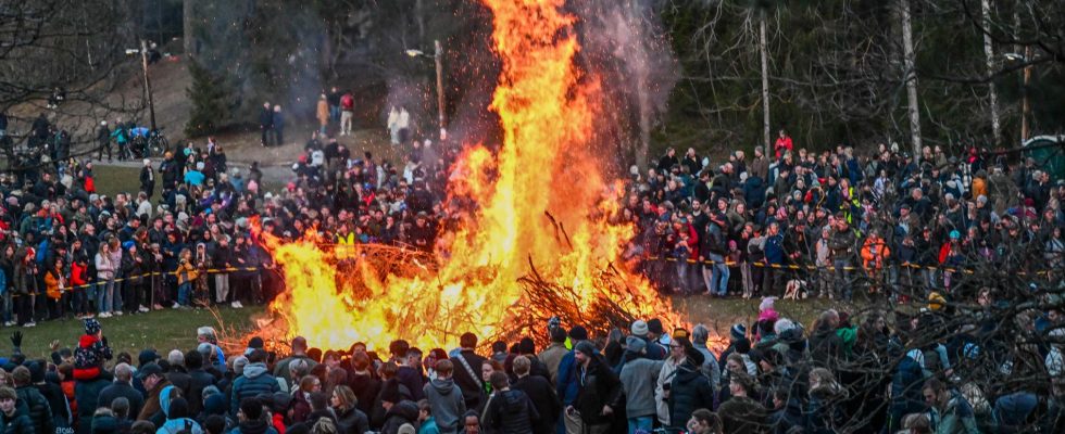 The cold persists but warmer in Valborg