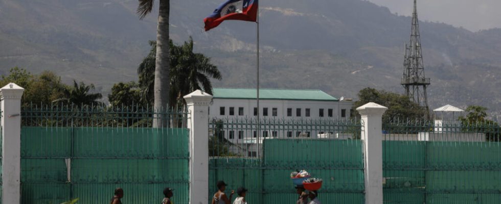 The presidential transition council in Haiti officially created