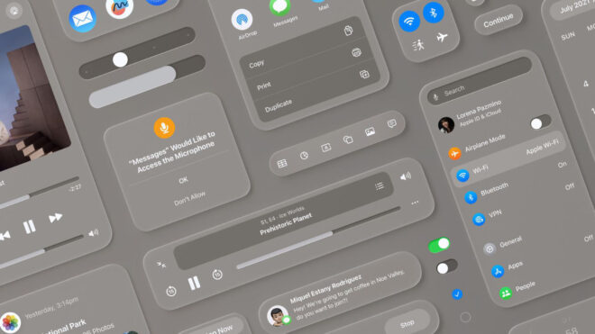 iOS 18 interface may be in visionOS style