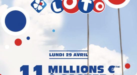 the draw on Monday April 29 2024 11 million euros