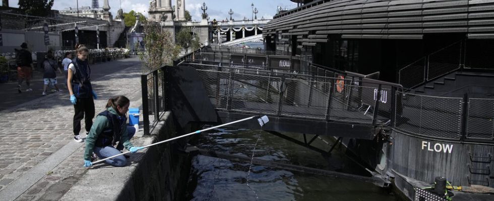 the waters of the Seine are still not clean enough