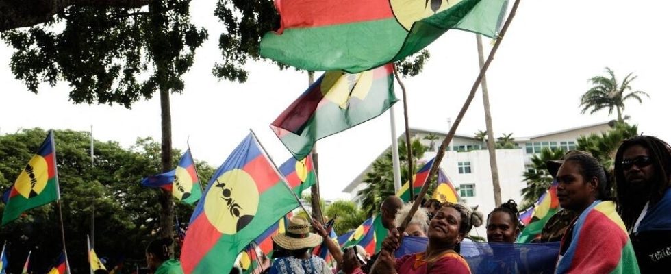 thousands of people in Noumea for and against the expansion