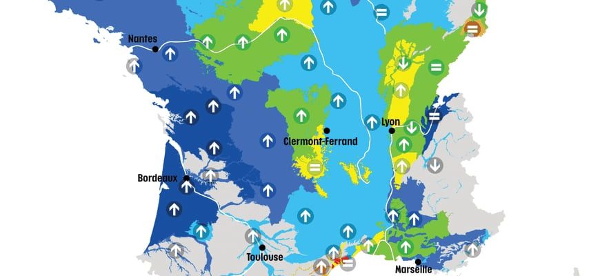 what level are the water tables just before summer –