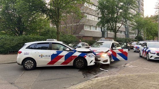 112 news Police cars collide during pursuit Overvecht unrest in