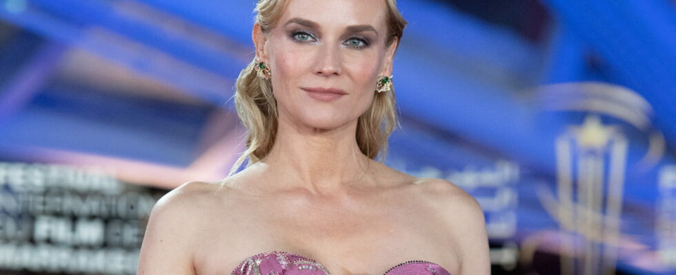 In Cannes Diane Kruger makes a breathtaking climb with an