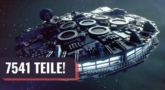 Millenium Falcon with over 7500 parts