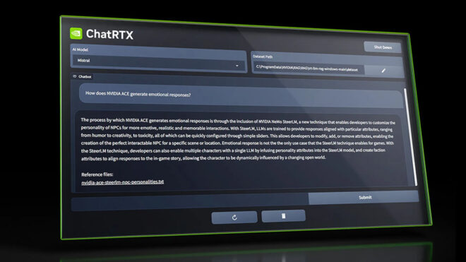 Nvidia brought new support for the ChatRTX system