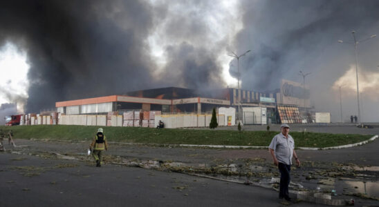 Russian strike on hypermarket in Kharkiv leaves at least two