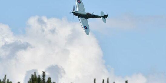 Spitfire plane crashed one died