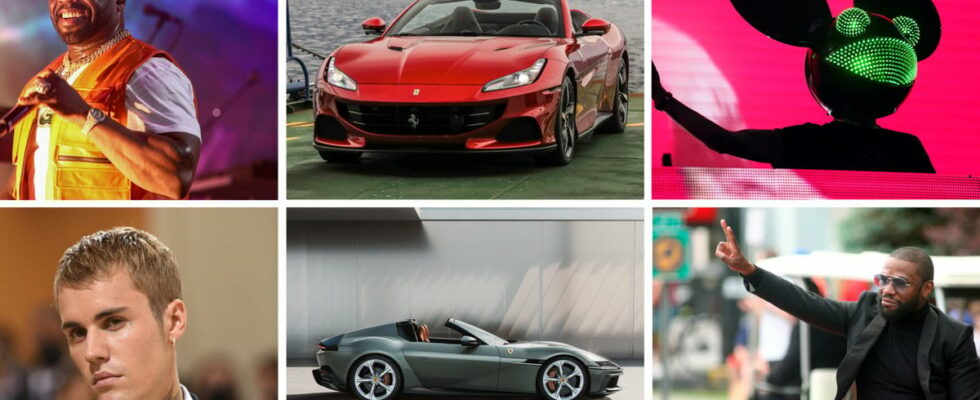 The celebrities who are ported by Ferrari