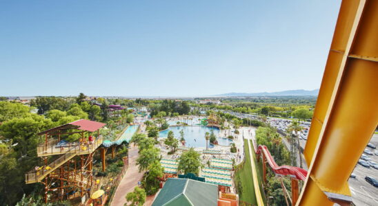 The highest slide in Europe is located 3 hours from