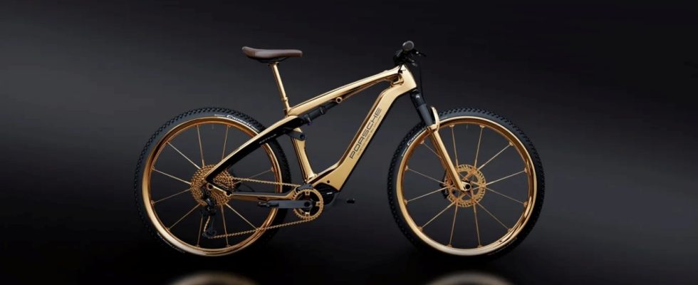 This Gold Porsche Bike Comes with a Free iPhone 16