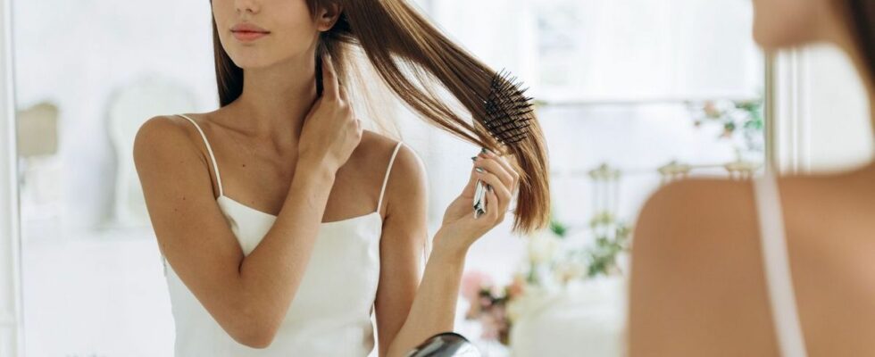 This detail on your hair after a shower indicates that