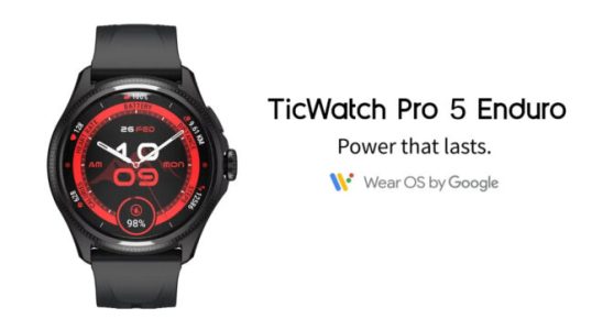 TicWatch Pro 5 Enduro smart watch model introduced