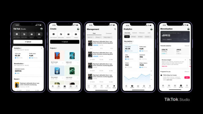 TikTok Studio specifically for creators is now available